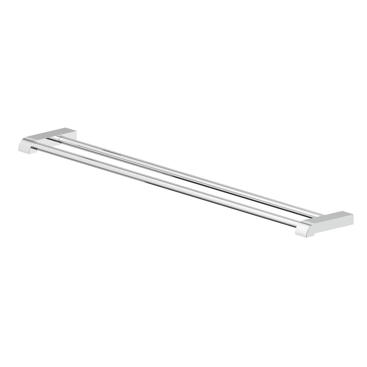 PARK AVENUE DOUBLE TOWEL RAIL 760MM CP