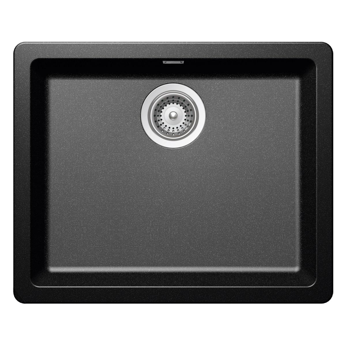 SCHOCK SOHO BLACK SINGLE LARGE BOWL SINK