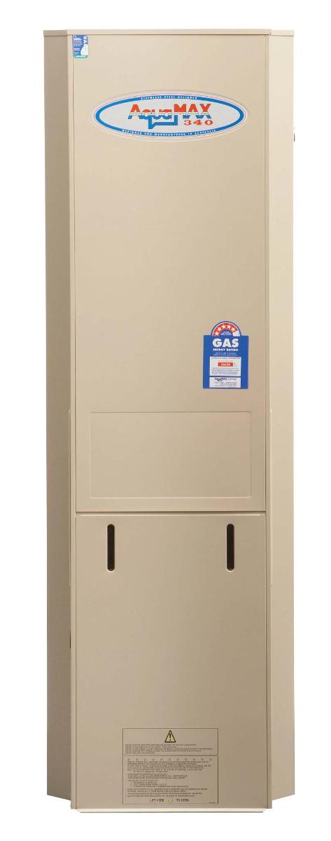 HWS AQUAMAX GAS 155LT NG S/S 340L 1ST HR