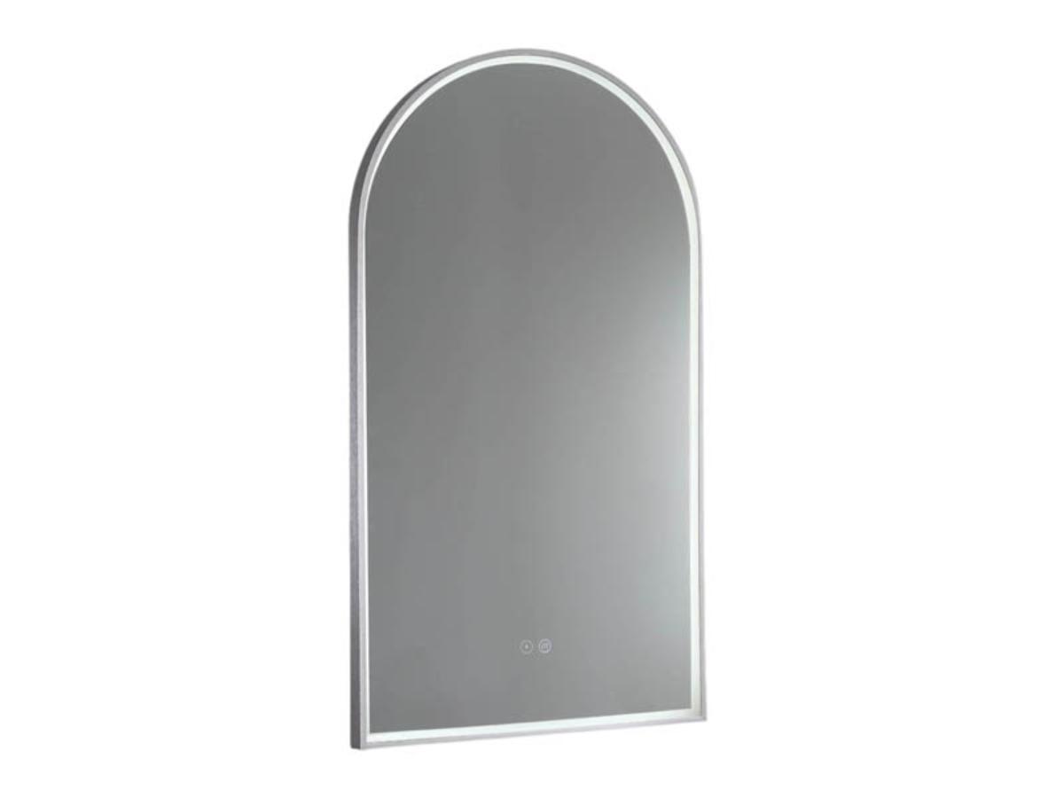 MIRROR ARCH 500D BN ALUM FRAME