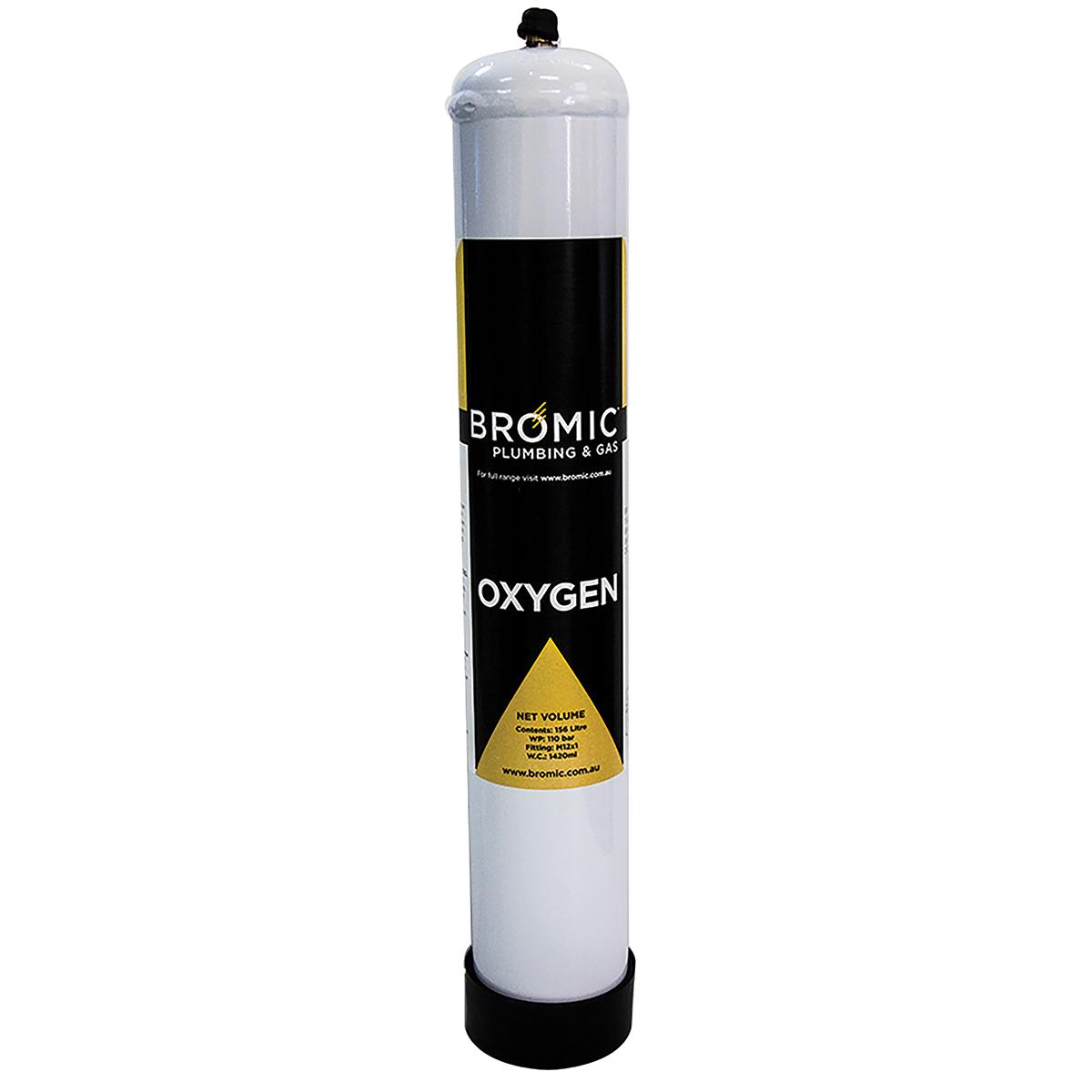 BROMIC OXYGEN CYLINDER - 1.4LITRES