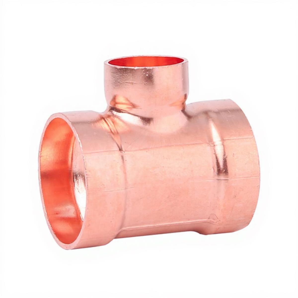 TEE COPPER PRESSURE RED 65MM X 65MM X 50 | Tees | Copper Capillary ...