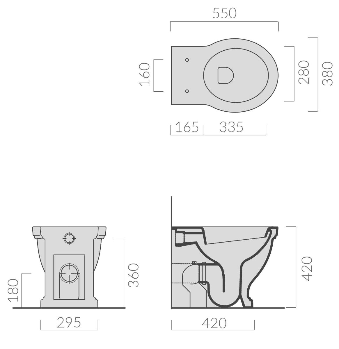 CLAREMONT FM PAN AB HINGES SEAT PAN BEND