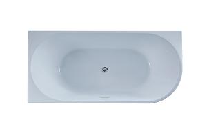 CIRNA LH CORNER W/F BATH 1500 WHITE