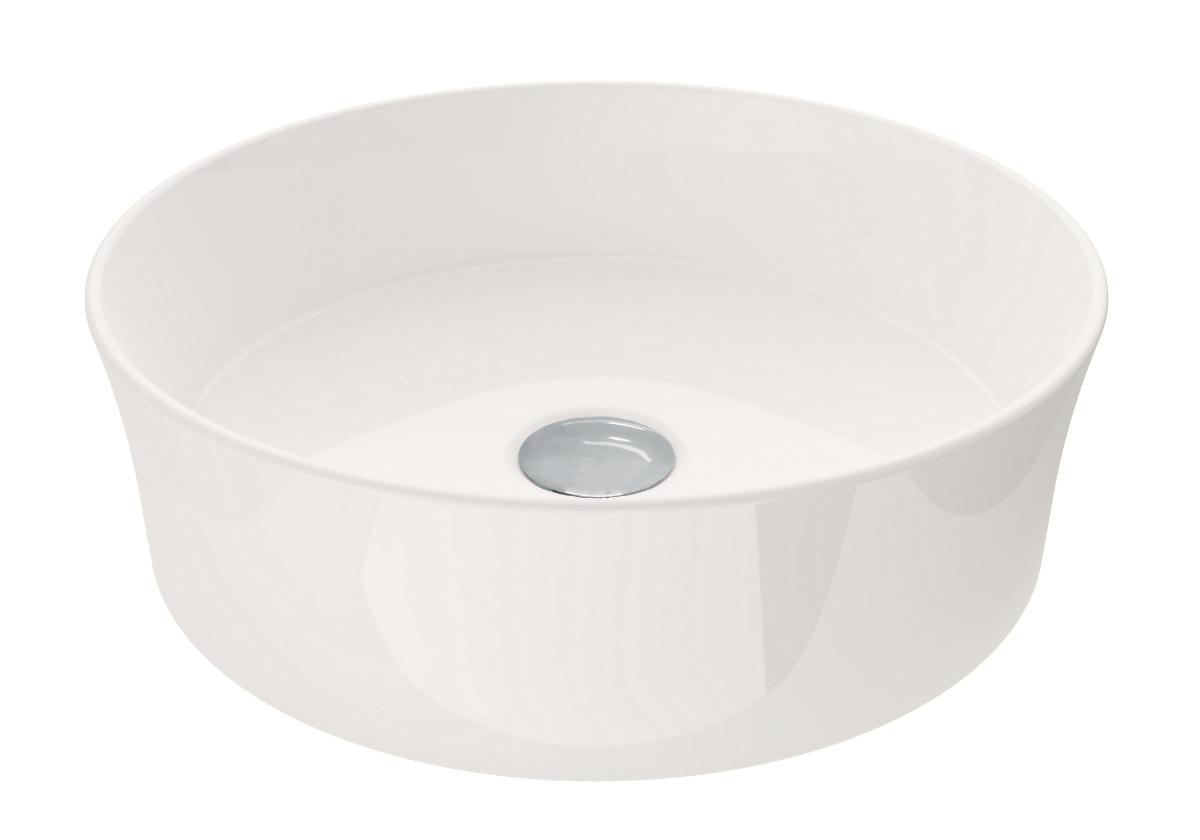 FINO ROUND 382 COUNTER TOP BASIN GL WHT