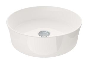 FINO ROUND 382 COUNTER TOP BASIN GL WHT