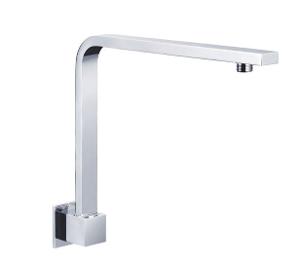 SQUARE SHOWER FIXED G/NECK ARM - 350MM