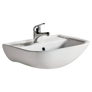 LARA WALL BASIN 510MM W/-OF 1TH WH LARA WALL BASIN 510MM W/-OF 1TH WH