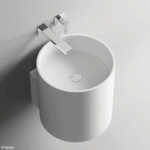 LIVO SOLID SURFACE CYLINDER WH BASIN LIVO SOLID SURFACE CYLINDER WH BASIN