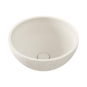 ALBA CON RND BOWL BASIN WARM WHT ALBA CON RND BOWL BASIN WARM WHT
