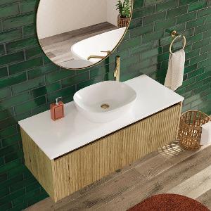 KOKO 465 ABOVE COUNTER MATTE WHITE BASIN KOKO 465 ABOVE COUNTER MATTE WHITE BASIN