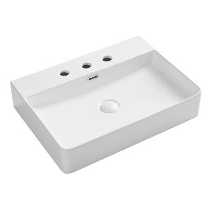 PETRA600 ABV COUNTER BASIN 3 TAP HOLES PETRA600 ABV COUNTER BASIN 3 TAP HOLES