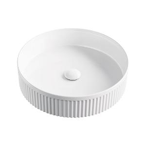 ELEANOR ROUND GLOSS WHITE ABOVE COUNTER ELEANOR ROUND GLOSS WHITE ABOVE COUNTER