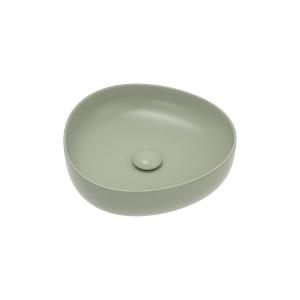 PEBBLE SMALL SLIM EDGE BASIN OLIVE CER