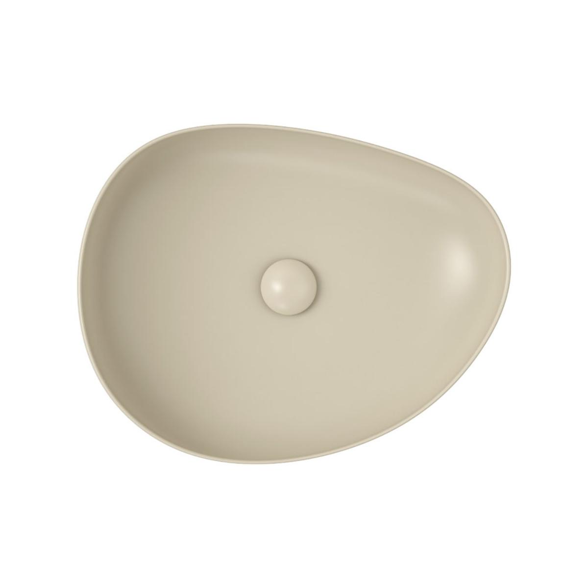 PEBBLE MEDIUM SLIM EDGE BASIN KHAKI CER