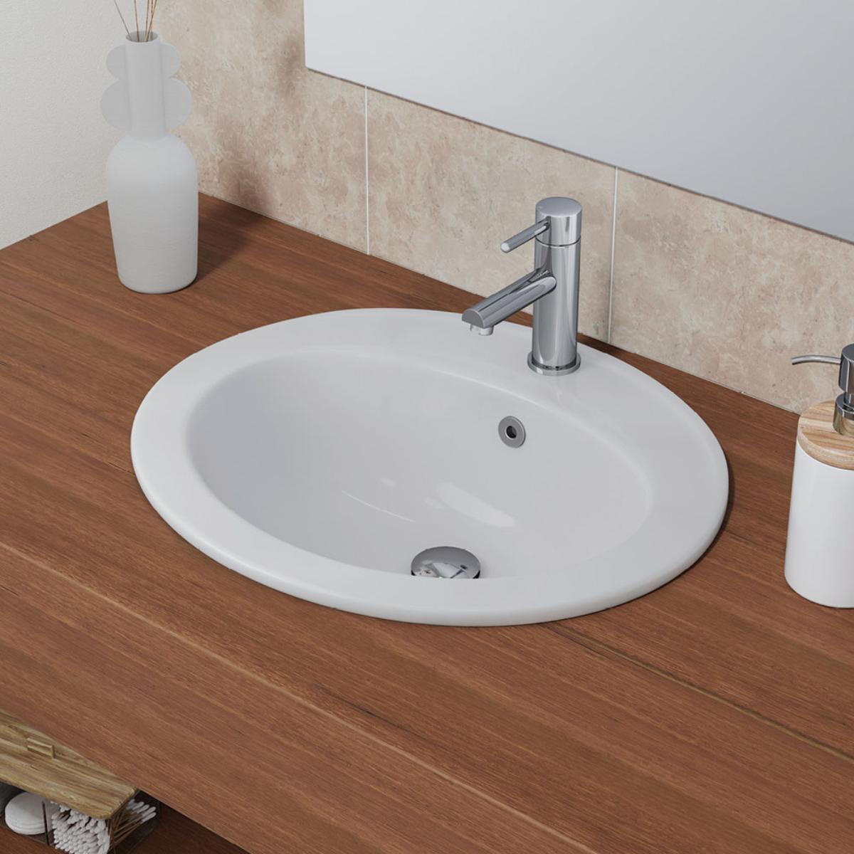 LACY BASIN FULLY INSET OVAL 550 X 470