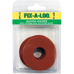 SUITS CAROMA RED SILICONE WASHER 10PK SUITS CAROMA RED SILICONE WASHER 10PK