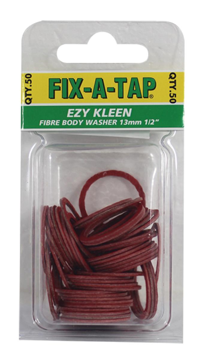 EZY KLEEN FIBRE BODY WASHER 13MM 50PK