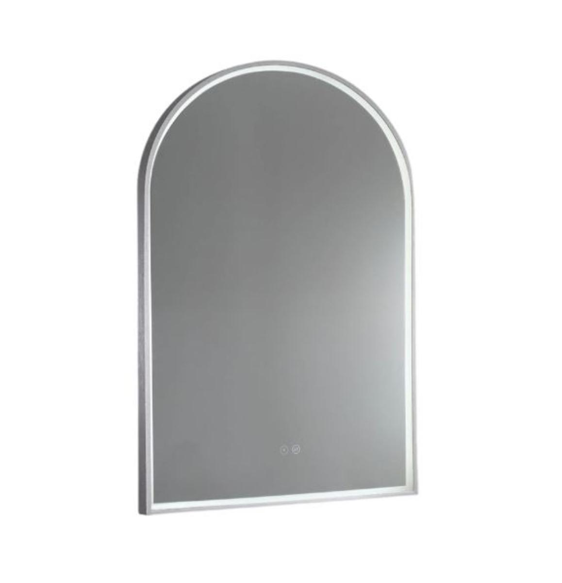 MIRROR GREAT ARCH 700D BN ALUM FRAME