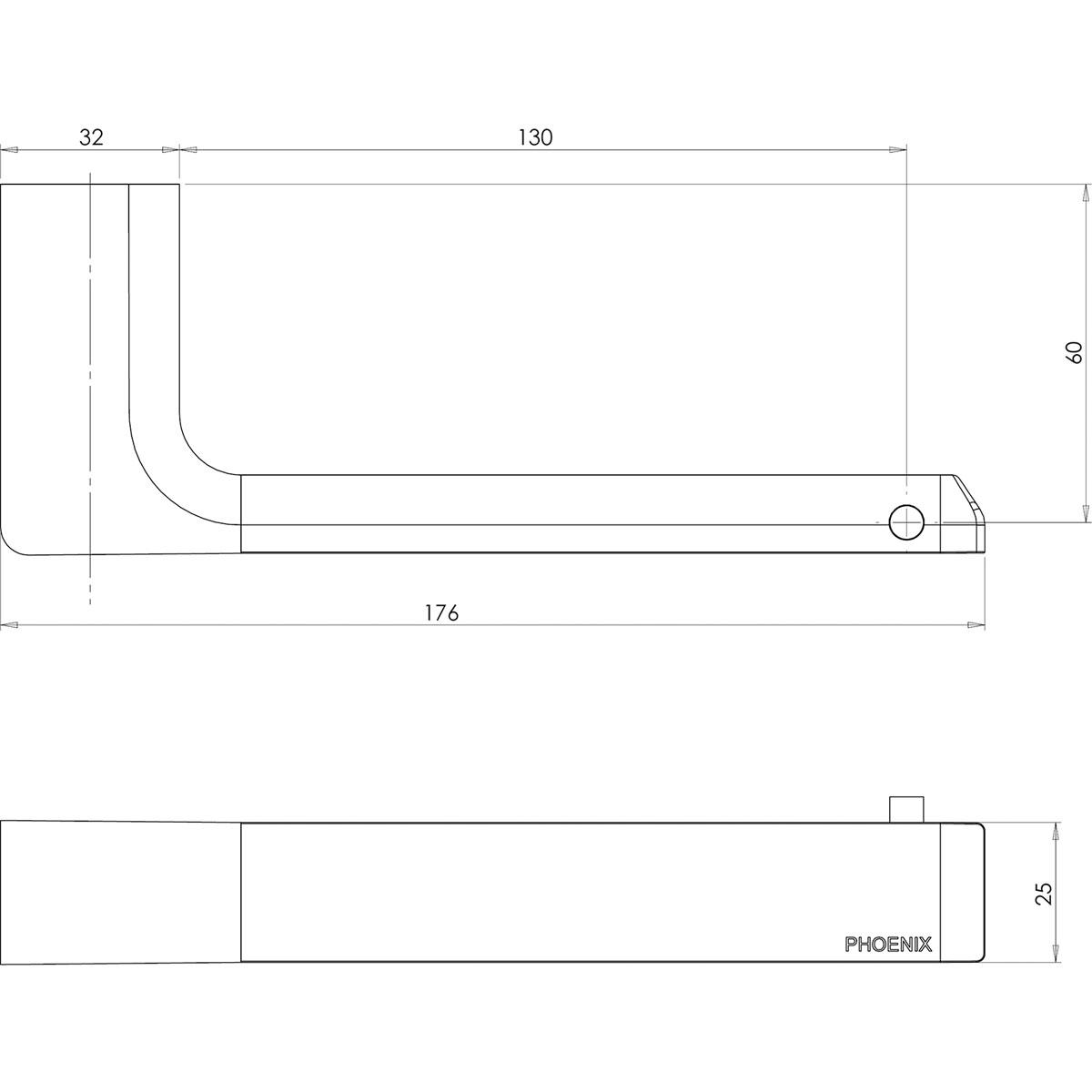 GLOSS TOILET ROLL HOLDER MB