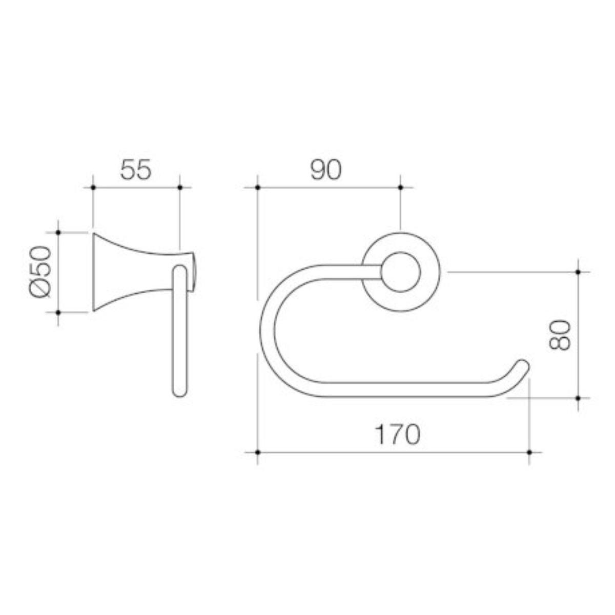 ELEGANCE TOILET ROLL HOLDER