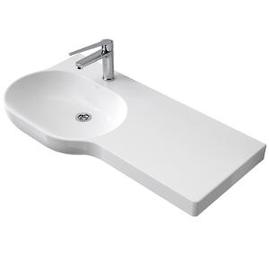 OPAL 920 RH SHELF WALL BASIN 1TH NOF