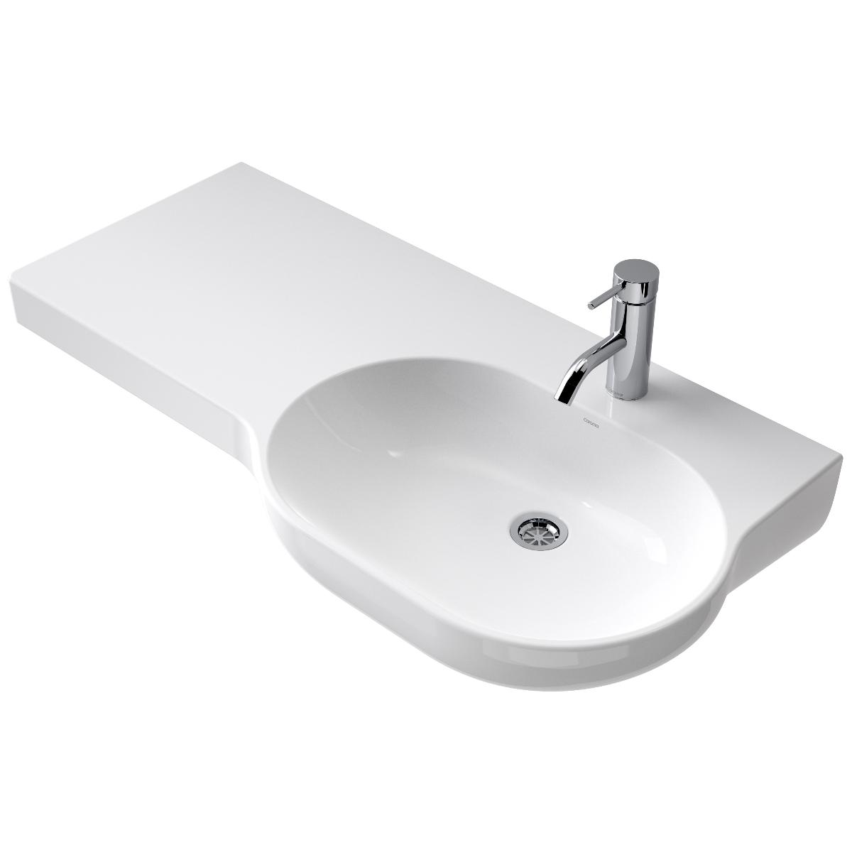 OPAL 920 LH SHELF WALL BASIN 1TH NOF