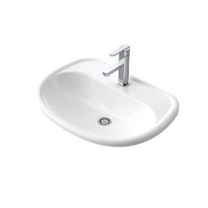 CARAVELLE 600 VANITY BASIN 1TH 40MM WH