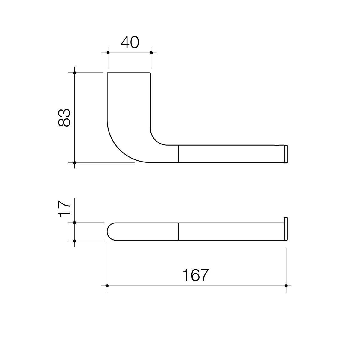 CONTURA II TOILET ROLL HOLDER CP