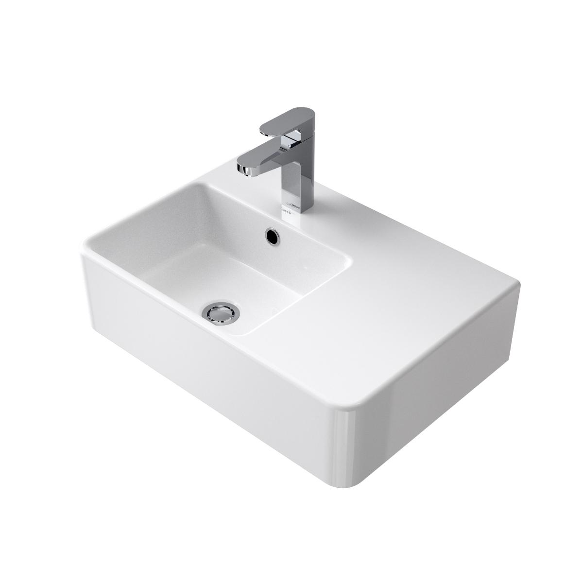 CUBE WALL BASIN EXT R/H 1TH WH