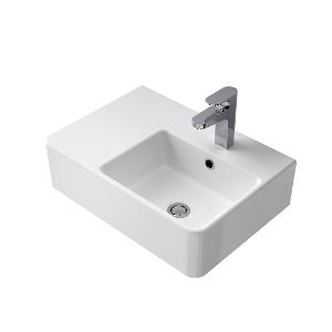 CUBE WALL BASIN EXT L/H 1TH WH