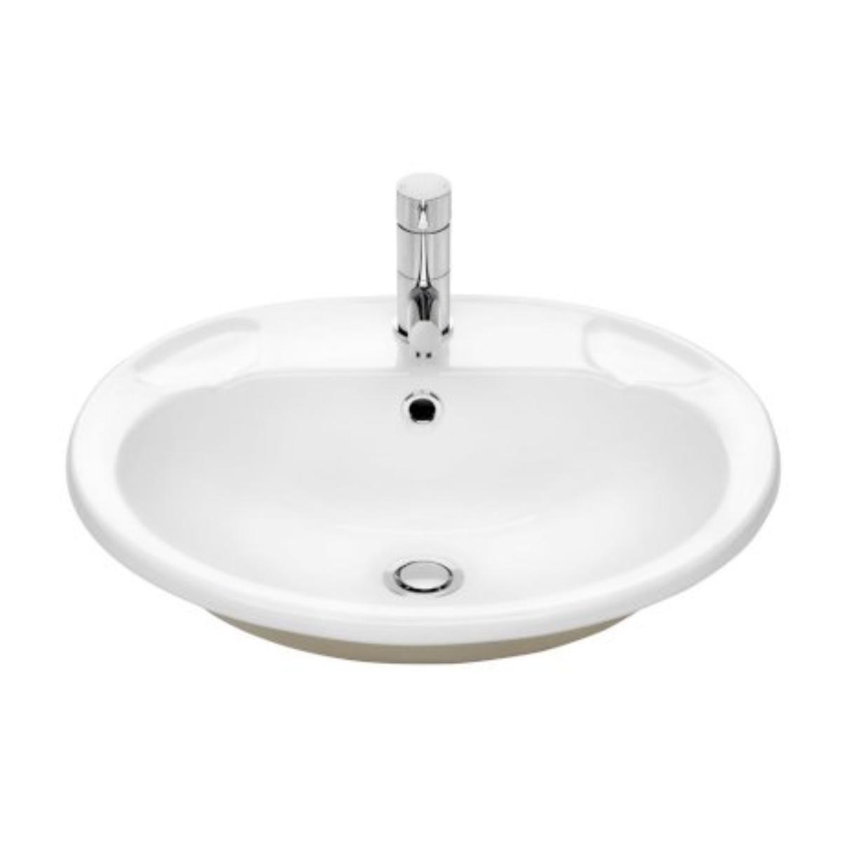 SYMPHONY VANITY BASIN 1TH WHT 500MM