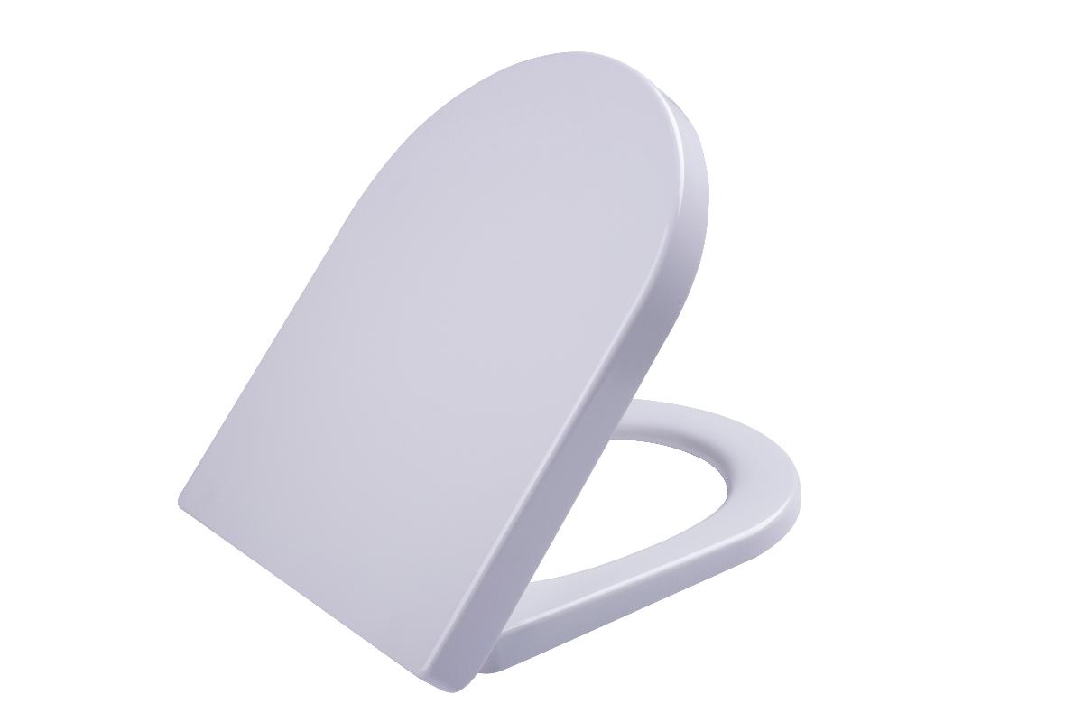 DUROPLAST TOILET SEAT D-SHAPE DF SC WH