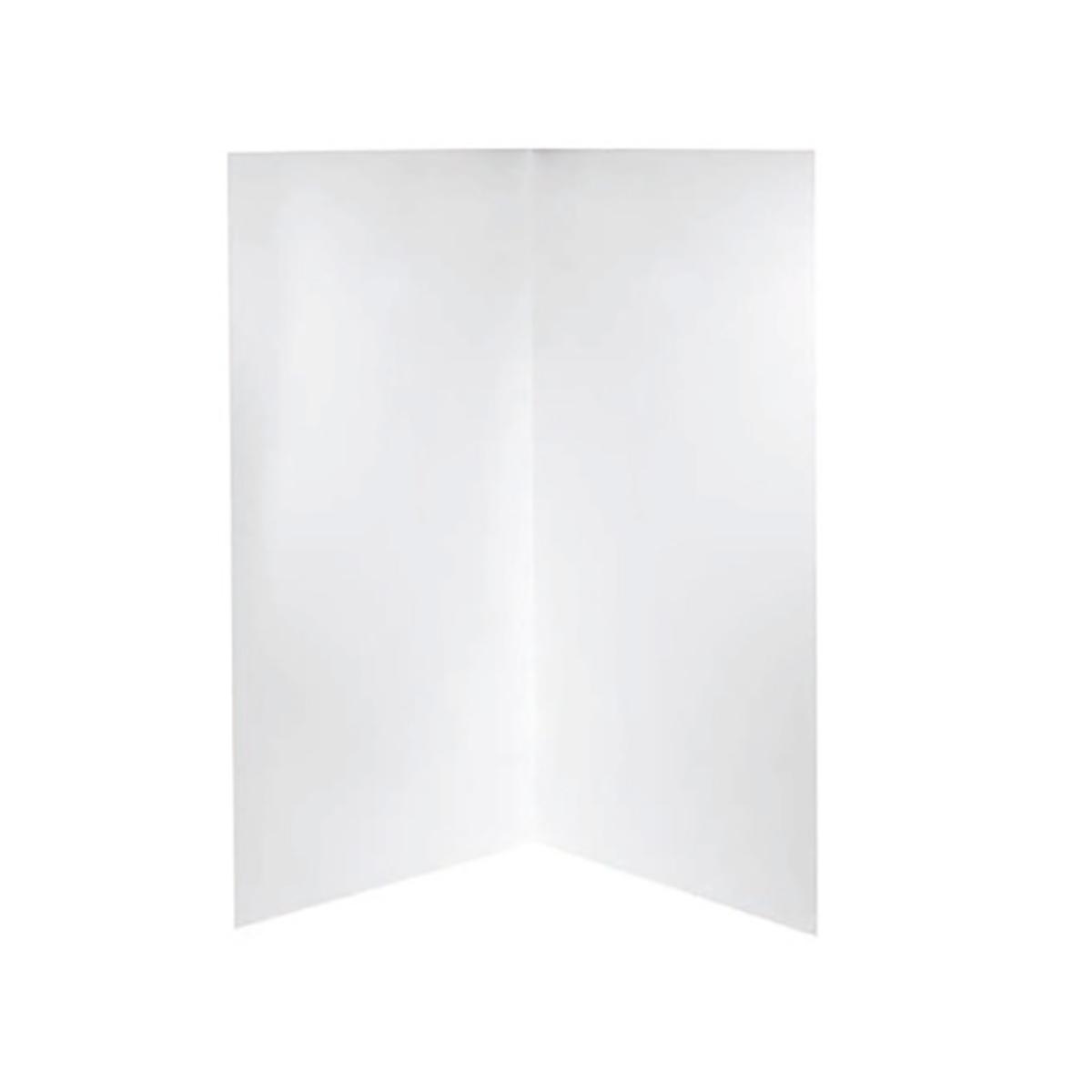 STANDARD SHOWER WALL 820X820 WH 2-SID