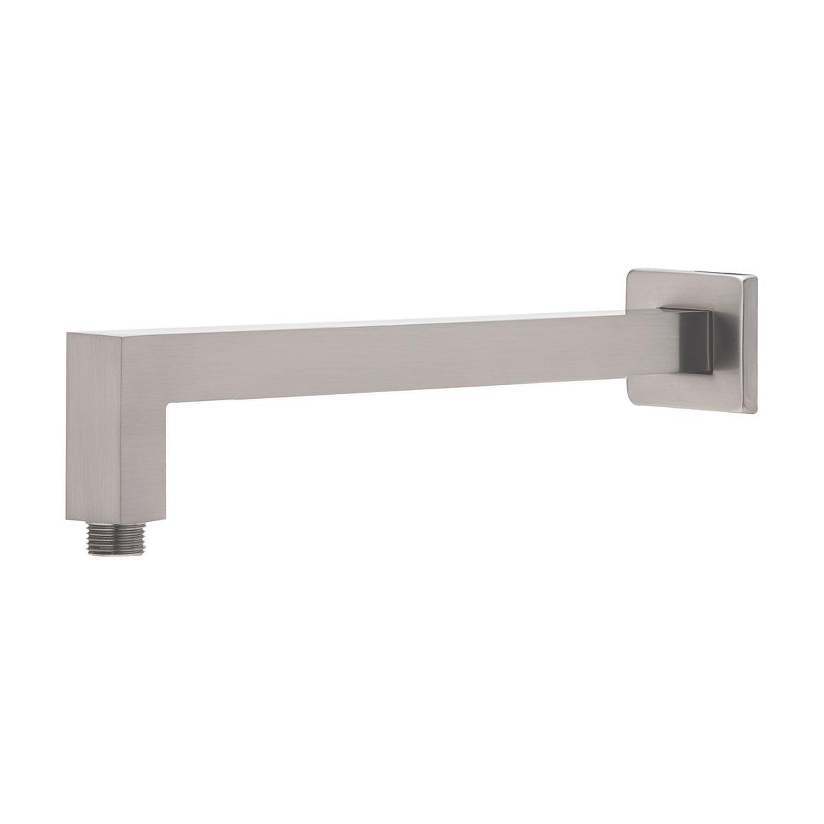 LEXI SHOWER ARM 400MM SQUARE BN