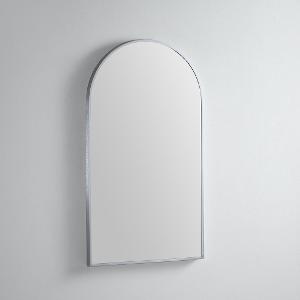 MIRROR MODERN ARCH 500 BN ALUM FRAME