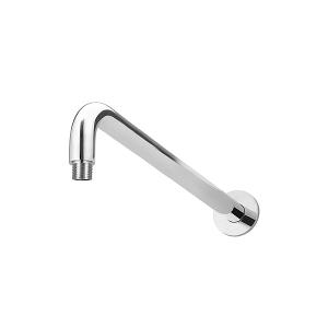 ROUND WALL SHOWER CURVED ARM 400MM CP