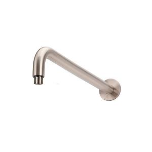 ROUND WALL SHOWER CURVED ARM 400MM CHMP