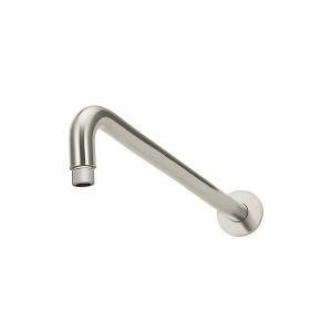 ROUND WALL SHOWER CURVED ARM 400MM BN