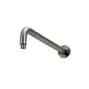 ROUND WALL SHOWER CURVED ARM 400MM SHAD