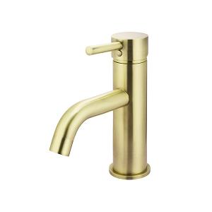 ROUND BASIN MIXER CURVED TIG BRNZ