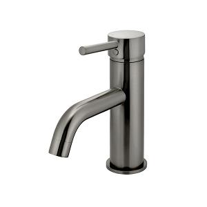 ROUND BASIN MIXER CURVED SHAD