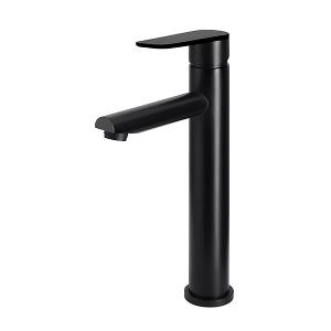 ROUND TALL BASIN MIXER PADDLE HANDLE MB