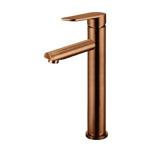 RND TALL BASIN MIXER PADDLE HANDLE L BRZ