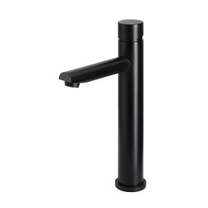 ROUND TALL BASIN MIXER PINLESS HANDLE MB