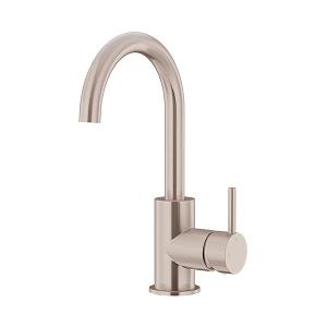 ROUND GOOSENECK BASIN MIXER CHMP