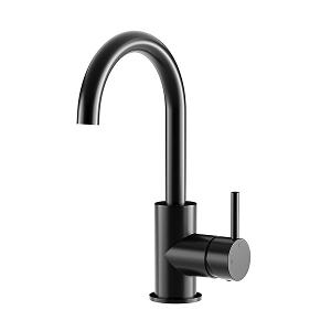 ROUND GOOSENECK BASIN MIXER MB