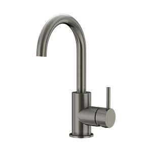 ROUND GOOSENECK BASIN MIXER SHAD