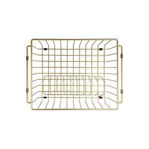 DISH RACK BR BRZ GLD