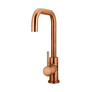 ROUND KITCHEN MIXER TAP CURVED L BRZ